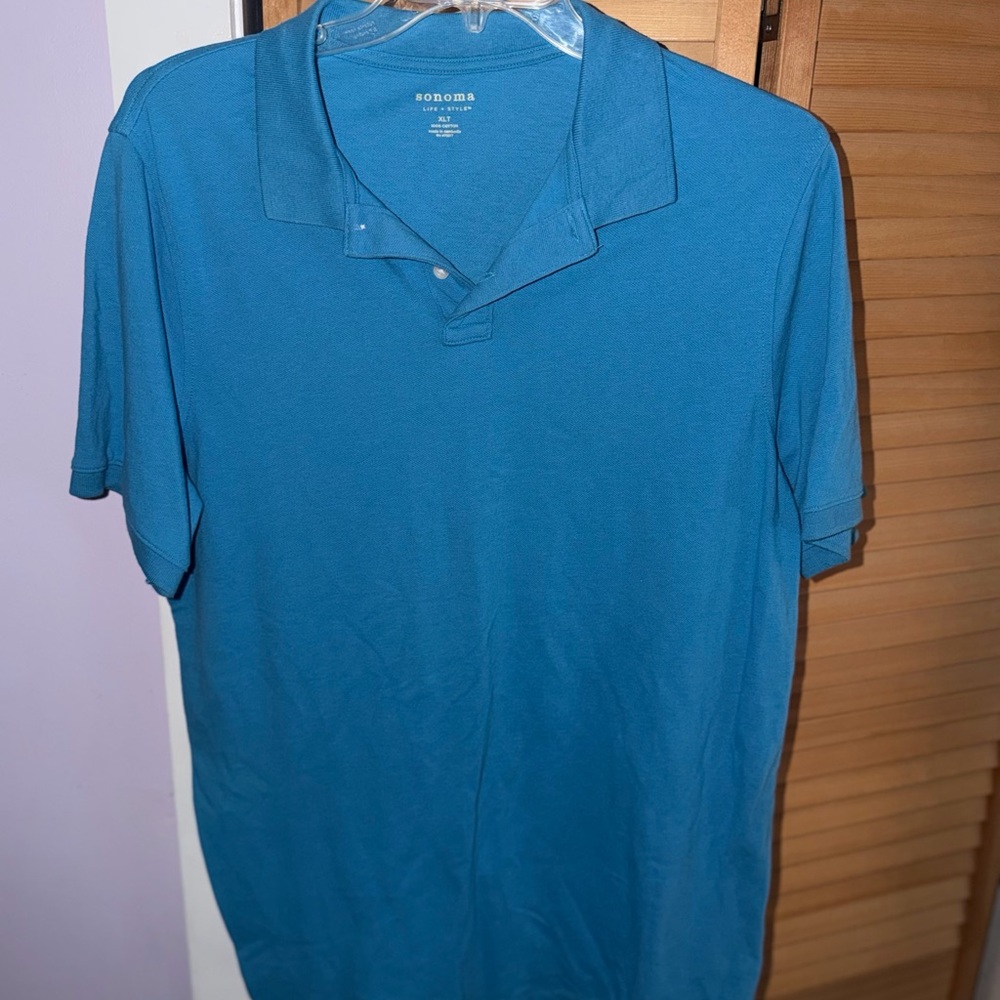 Sonoma Men's Blue Polo Shirt
